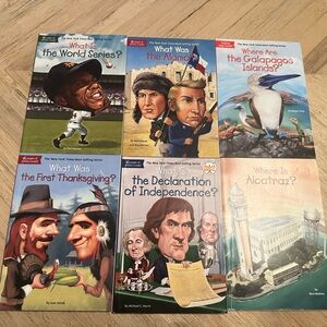 Lot of 6 What Is books